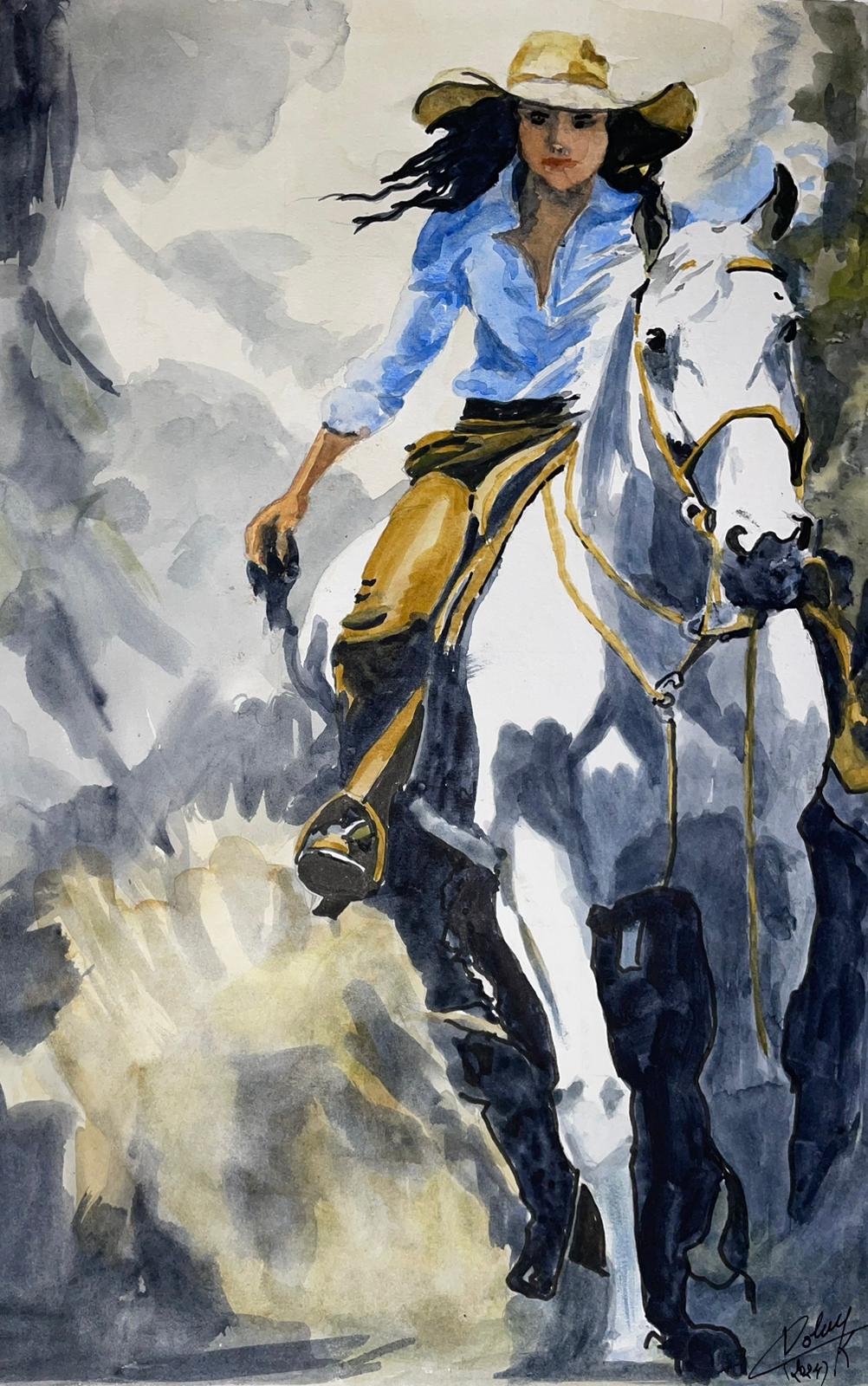 Cavalière au cheval blanc 2