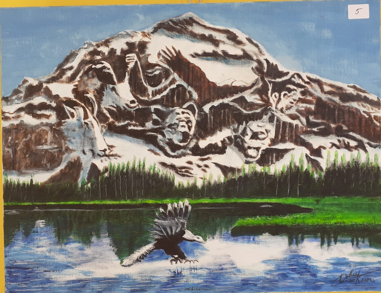 Montagnes enneigées