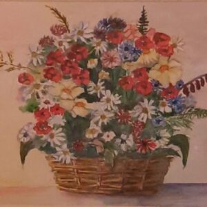Panier de fleurs