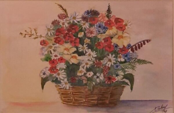 Panier de fleurs