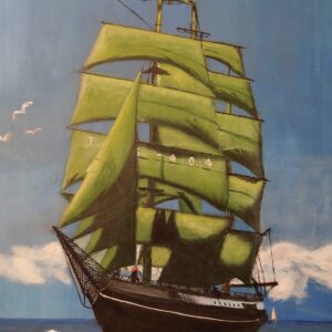 Voilier vert